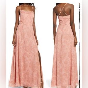 The Wesley Cowl Neck Evening Gown